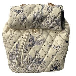 New! Harry Potter Hogwarts Icon Quilted Mini Backpack Rucksack